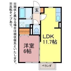 セジュールカメリアの物件間取画像